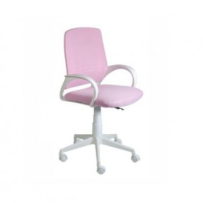 Кресло Ирис White сетка/ткань розовая в Красноуральске - krasnouralsk.mebel24.online | фото 1
