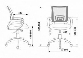 Кресло компьютерное CH-695N/OR/TW-11 в Красноуральске - krasnouralsk.mebel24.online | фото 12