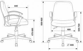 Кресло компьютерное CH-808-LOW/#B в Красноуральске - krasnouralsk.mebel24.online | фото 3