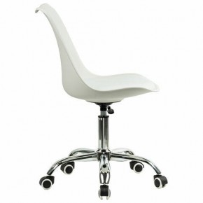 Кресло стул BRABIX "Eames MG-310 CH", хром, пластик белый, экокожа белая, 532923 в Красноуральске - krasnouralsk.mebel24.online | фото 3