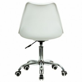 Кресло стул BRABIX "Eames MG-310 CH", хром, пластик белый, ткань серая, 532924 в Красноуральске - krasnouralsk.mebel24.online | фото 4