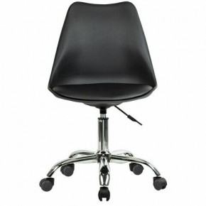 Кресло стул BRABIX "Eames MG-310 CH", хром, пластик черный, экокожа черная, 532925 в Красноуральске - krasnouralsk.mebel24.online | фото 1