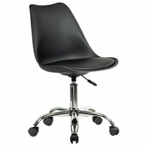 Кресло стул BRABIX "Eames MG-310 CH", хром, пластик черный, экокожа черная, 532925 в Красноуральске - krasnouralsk.mebel24.online | фото 2