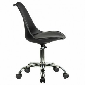 Кресло стул BRABIX "Eames MG-310 CH", хром, пластик черный, экокожа черная, 532925 в Красноуральске - krasnouralsk.mebel24.online | фото 3