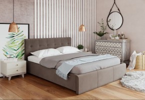 Кровать Изабелла с латами Newtone cacao 1400x2000 в Красноуральске - krasnouralsk.mebel24.online | фото 2