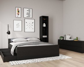 Кровать ОРИОН двухспальная с ортопедическим основанием 180х200, цвет Дуб Венге в Красноуральске - krasnouralsk.mebel24.online | фото 3