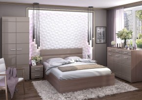 Кровать Вегас 1,4м Шимо темный в Красноуральске - krasnouralsk.mebel24.online | фото 2