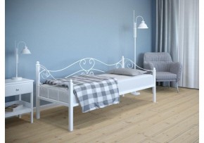 Кровать Венеция 90х190 белый муар в Красноуральске - krasnouralsk.mebel24.online | фото