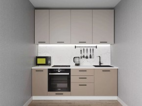 Кухонный гарнитур Каппучино 2200 h950 (Стол. 26мм) в Красноуральске - krasnouralsk.mebel24.online | фото