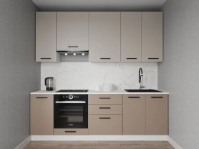 Кухонный гарнитур Каппучино 2400 h950 (Стол. 26мм) в Красноуральске - krasnouralsk.mebel24.online | фото