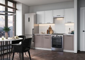 Кухонный гарнитур Кельн 2100 (софт пломбир) в Красноуральске - krasnouralsk.mebel24.online | фото