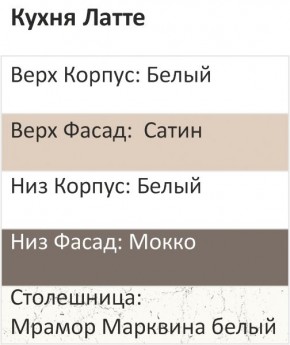 Кухонный гарнитур Латте 2800 (Стол. 38мм) в Красноуральске - krasnouralsk.mebel24.online | фото 3