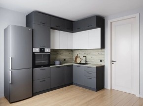 Кухонный гарнитур Меренга 2200*1700 (Стол. 26мм) в Красноуральске - krasnouralsk.mebel24.online | фото 1