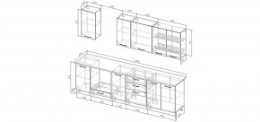 Кухонный гарнитур Ниагара 2800 (Стол. 38мм) в Красноуральске - krasnouralsk.mebel24.online | фото 2