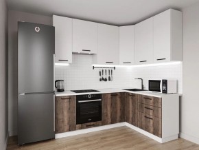 Кухонный гарнитур Старое Дерево 2200*1600 h950 (Стол. 26мм) в Красноуральске - krasnouralsk.mebel24.online | фото 1