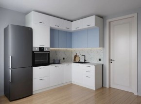 Кухонный гарнитур угловой Капри 2200*1700 (Стол. 38мм) в Красноуральске - krasnouralsk.mebel24.online | фото