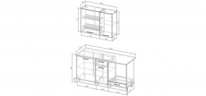 Кухонный гарнитур Умбра 1600 (Стол. 38мм) в Красноуральске - krasnouralsk.mebel24.online | фото 2