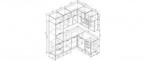 Кухонный гарнитур Умбра 2200*1700 (Стол. 26мм) в Красноуральске - krasnouralsk.mebel24.online | фото 2
