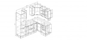 Кухонный гарнитур Умбра 2400*1600 (Стол. 26мм) в Красноуральске - krasnouralsk.mebel24.online | фото 2