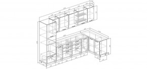 Кухонный гарнитур Умбра 3200*1400 (Стол. 38мм) в Красноуральске - krasnouralsk.mebel24.online | фото 2