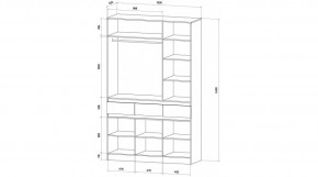 ЛЕНОРА Спальный гарнитур (модульный) кашемир в Красноуральске - krasnouralsk.mebel24.online | фото 9