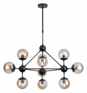 Люстра на штанге Arte Lamp Bolla A1664SP-10BK в Красноуральске - krasnouralsk.mebel24.online | фото