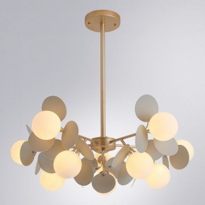 Люстра на штанге Arte Lamp Peacock A1369SP-10GY в Красноуральске - krasnouralsk.mebel24.online | фото 2