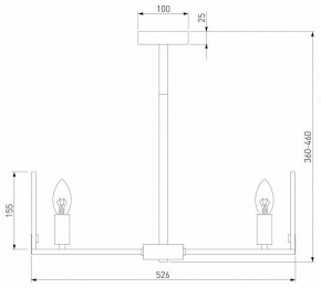Люстра на штанге Eurosvet Marble 60158/5 латунь в Красноуральске - krasnouralsk.mebel24.online | фото 3