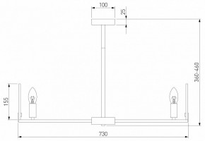 Люстра на штанге Eurosvet Marble 60158/7 латунь в Красноуральске - krasnouralsk.mebel24.online | фото 2