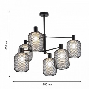 Люстра на штанге F-promo Tokri 4602-6C в Красноуральске - krasnouralsk.mebel24.online | фото 3