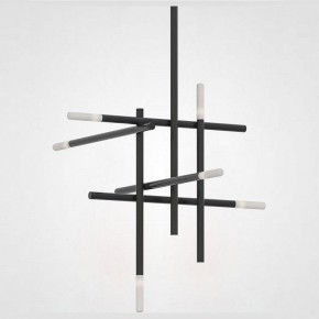 Люстра на штанге Imperiumloft Traverse Black TRAVERSE01 в Красноуральске - krasnouralsk.mebel24.online | фото