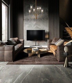 Люстра на штанге Maytoni Arco MOD223PL-06BS в Красноуральске - krasnouralsk.mebel24.online | фото 4