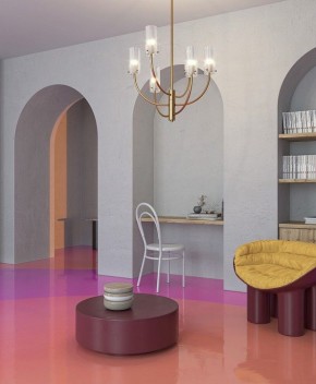 Люстра на штанге Maytoni Arco MOD223PL-06BS в Красноуральске - krasnouralsk.mebel24.online | фото 5