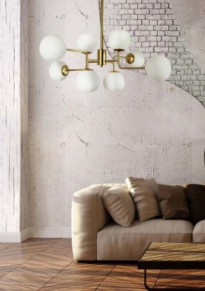 Люстра на штанге Maytoni Erich MOD221-PL-08-G в Красноуральске - krasnouralsk.mebel24.online | фото 5