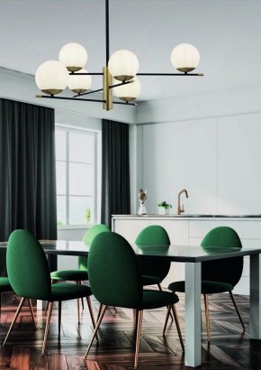 Люстра на штанге Maytoni Nostalgia MOD048PL-06G в Красноуральске - krasnouralsk.mebel24.online | фото 3