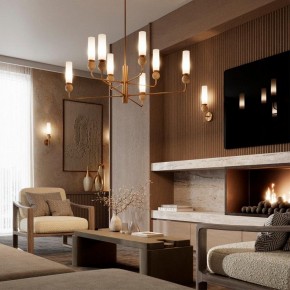 Люстра на штанге Odeon Light Lolla 6625/8 в Красноуральске - krasnouralsk.mebel24.online | фото 4