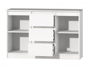 МС "Хилтон" Комод №4 1200 (белый текстурный) в Красноуральске - krasnouralsk.mebel24.online | фото 3