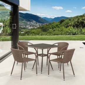 Набор уличный T282BNT/Y137C-W56 Light Brown 4Pcs в Красноуральске - krasnouralsk.mebel24.online | фото 2