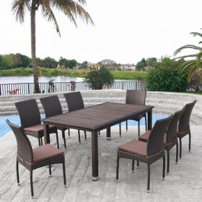 Набор уличный T347/Y380A-W53 Brown 8PCS в Красноуральске - krasnouralsk.mebel24.online | фото 2