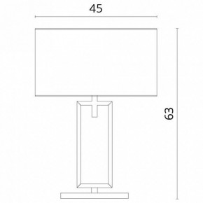 Настольная лампа декоративная Divinare Porta 5933/01 TL-1 в Красноуральске - krasnouralsk.mebel24.online | фото 3