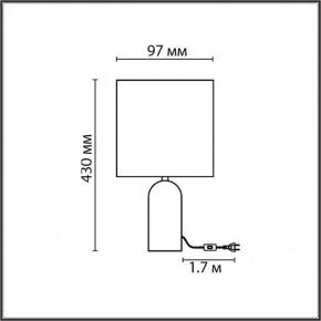 Настольная лампа декоративная Lumion Akivi 8146/1Т в Красноуральске - krasnouralsk.mebel24.online | фото 5