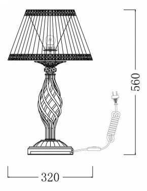 Настольная лампа декоративная Maytoni Grace ARM247-00-G в Красноуральске - krasnouralsk.mebel24.online | фото 7