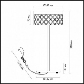 Настольная лампа декоративная Odeon Light Fivre 5032/7TL в Красноуральске - krasnouralsk.mebel24.online | фото 5