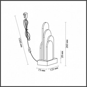 Настольная лампа декоративная Odeon Light Foros 5437/12TL в Красноуральске - krasnouralsk.mebel24.online | фото 5