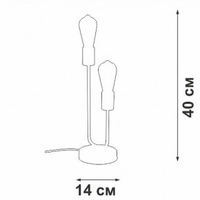 Настольная лампа декоративная Vitaluce V3005 V3005-1/2L в Красноуральске - krasnouralsk.mebel24.online | фото 5