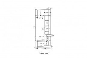 НИКОЛЬ 1 Прихожая в Красноуральске - krasnouralsk.mebel24.online | фото 2