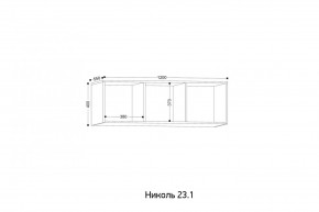 НИКОЛЬ 23.1 Антресоль в Красноуральске - krasnouralsk.mebel24.online | фото 2