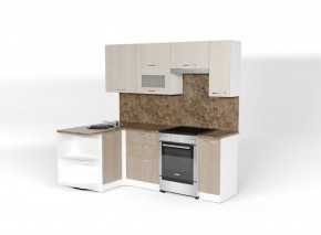 ОЛЬГА Кухонный гарнитур Прайм 2 (1300*2100 мм) в Красноуральске - krasnouralsk.mebel24.online | фото 3