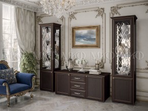ПАРМА Гостиная Пенал стекло (Венге) в Красноуральске - krasnouralsk.mebel24.online | фото 3