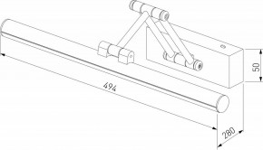 Подсветка для картины Elektrostandard Monza a064138 в Красноуральске - krasnouralsk.mebel24.online | фото 4